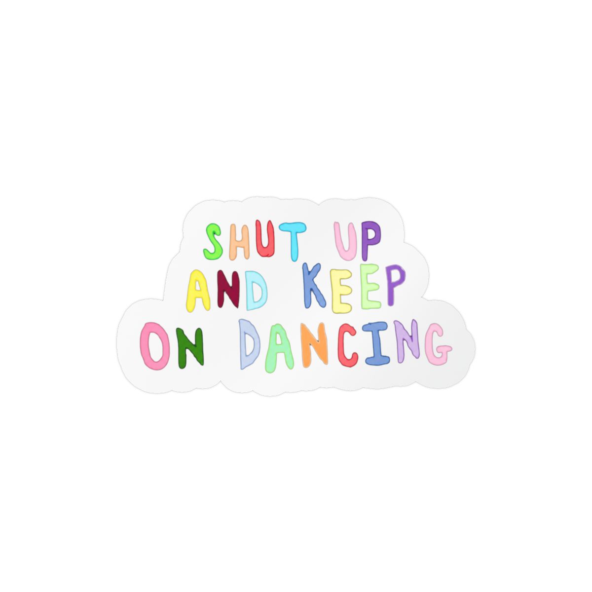 Maude Latour Music Fan Sticker | Cute Indie Pop Vinyl Decal - alternate angle 4, merchandise